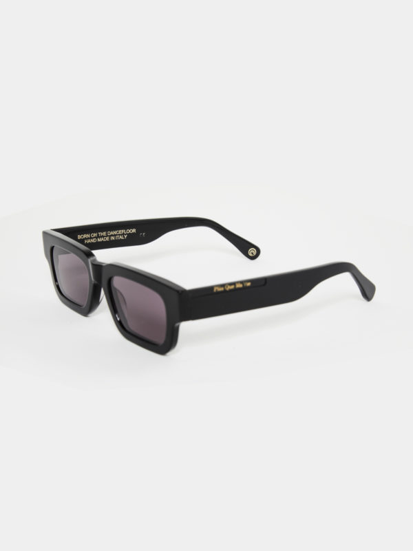 Plùs Que Ma Vìe PQMVxTROMMELxRDM SUNGLASSES BLACK SHAPE AND BLACK LENSES