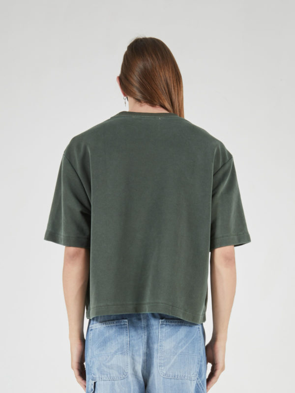 Plùs Que Ma Vìe SS25 MILITARY T-SHIRT MILITARY GREEN