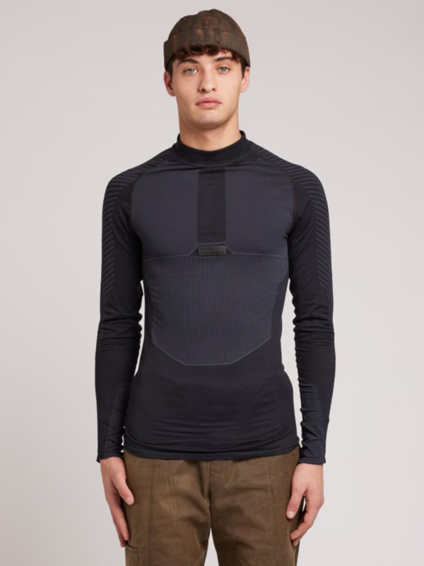 plùs que ma vìe TECH HIKING LONG SLEEVE T-SHIRT ACQUAMARINE