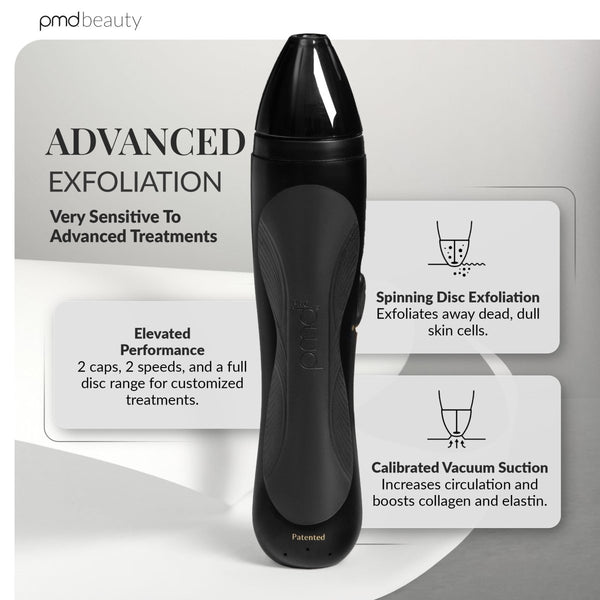 Pmd Beauty Black Personal Microderm Pro - Professional Skincare At Home
