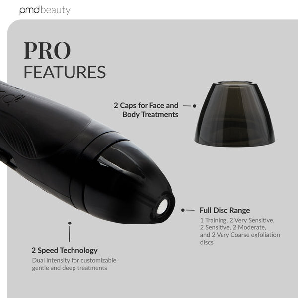 Pmd Beauty Black Personal Microderm Pro - Professional Skincare At Home