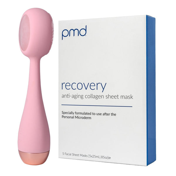 pmd beauty Signature Facial Fixer | Rose Quartz Cleanser Device