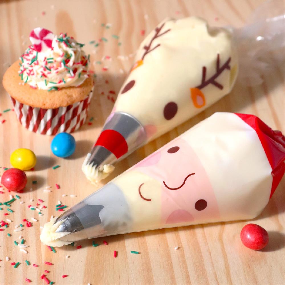 Pme 12 Christmas Disposable Icing Piping Bags - Christmas Fun