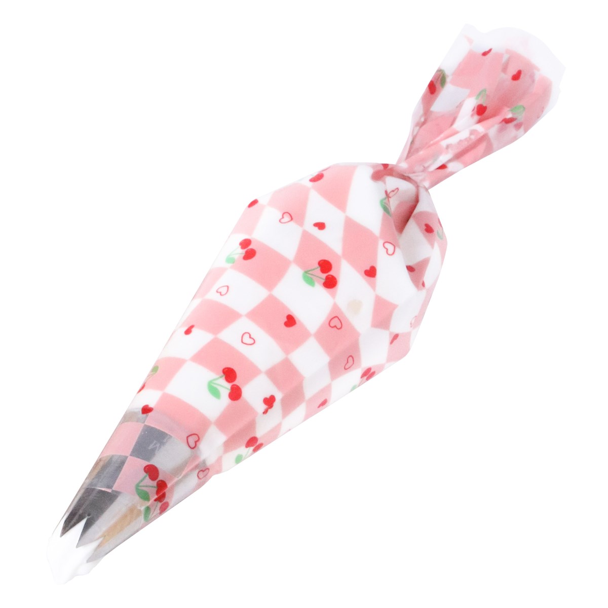 Pme 12 Disposable Icing Piping Bags - Cherry Checkerboard