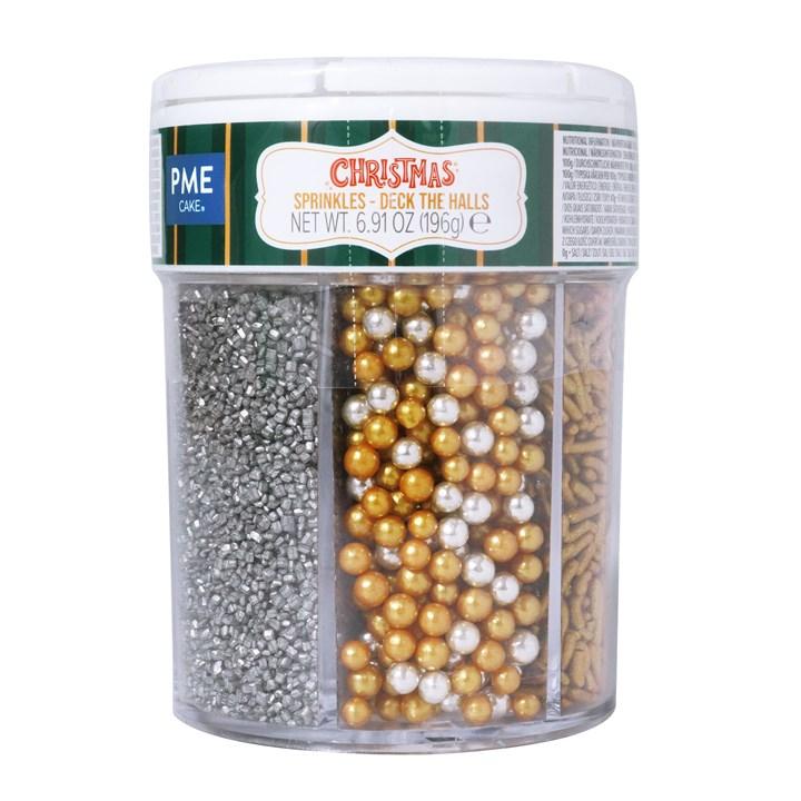 pme 6-in-1 Christmas Sprinkle Set - Holiday Sparkle (196g)