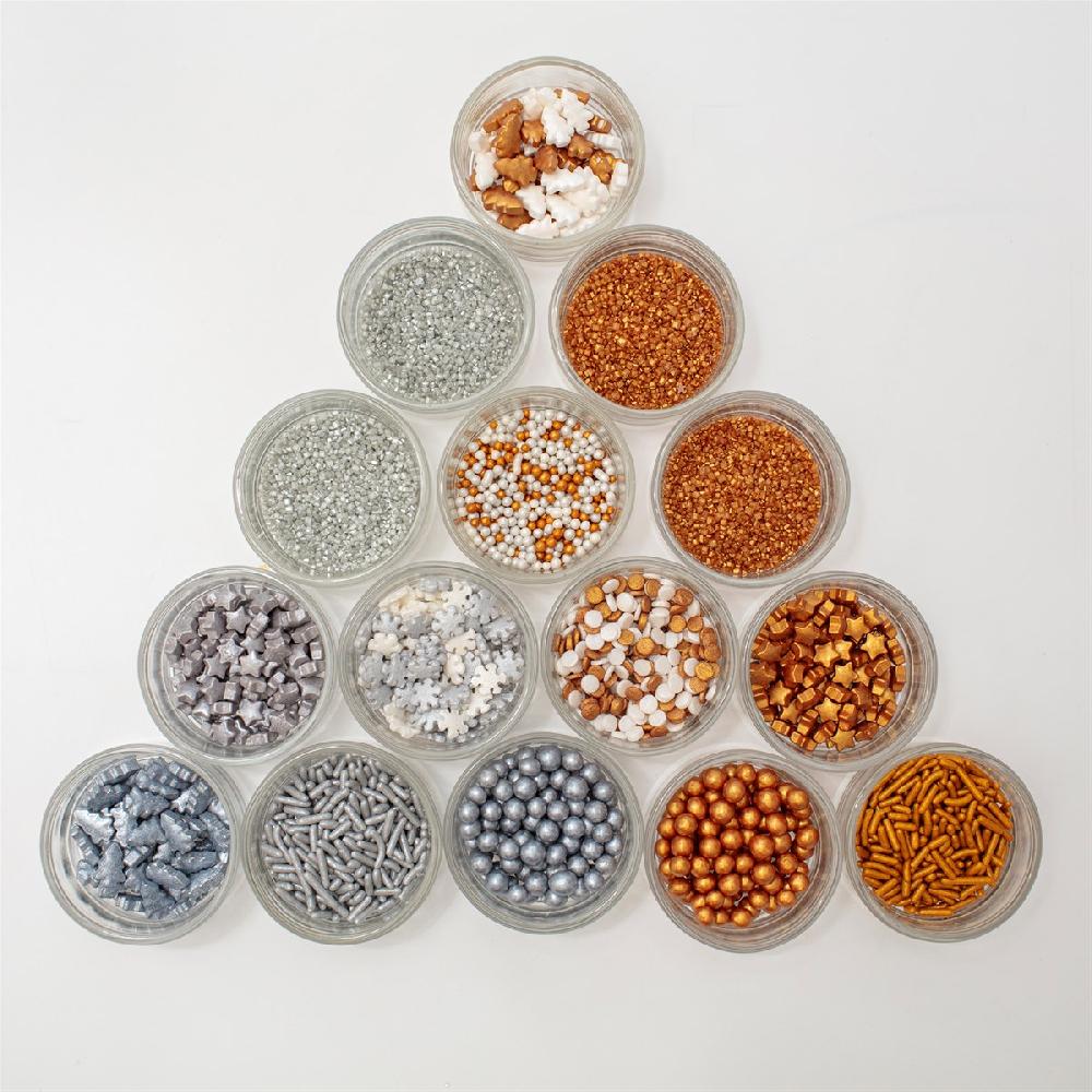 Pme Assorted Metallic Sprinkles - 30 Pack (180g / 6.35oz)