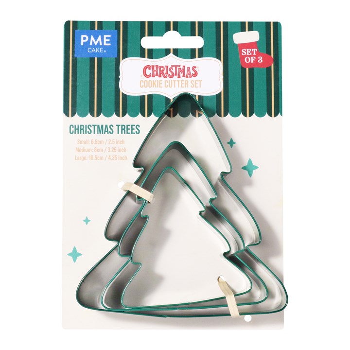 pme Christmas Cookie Cutter Set of 3 - Christmas Trees
