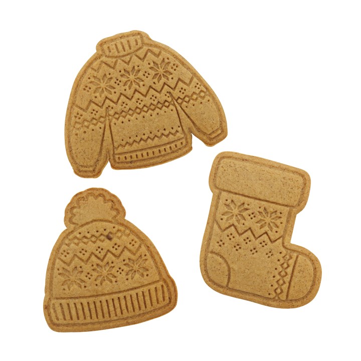 Pme Christmas Cookie Cutters & Stamps - Cozy Christmas (Set Of 3)