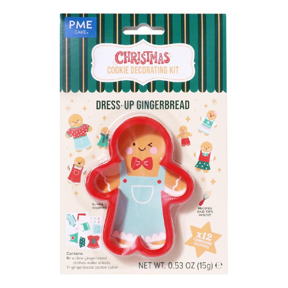 Pme Christmas Cookie Decorating Kit - Dress-up Gingerbread