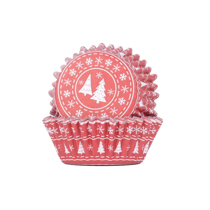 pme Christmas Foil-lined Cupcake Cases - Christmas Jumper (Pack of 30)