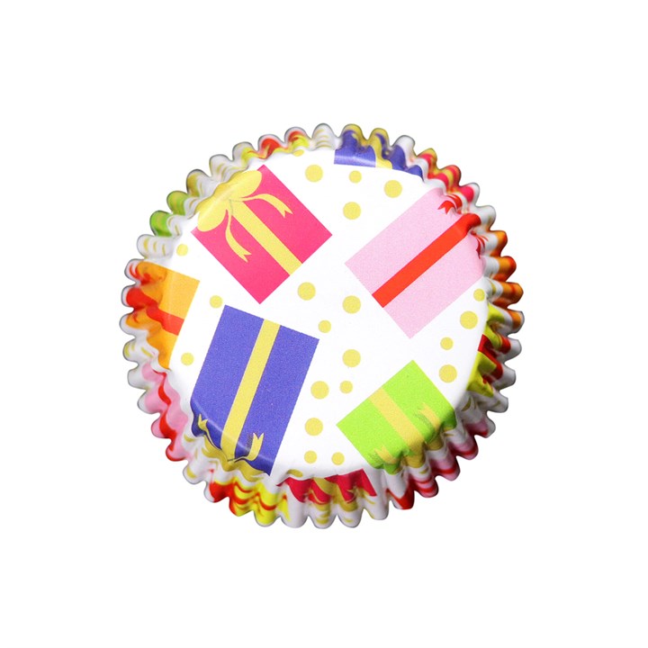 pme Christmas Foil-lined Cupcake Cases - Wrapped Presents (Pack of 30)