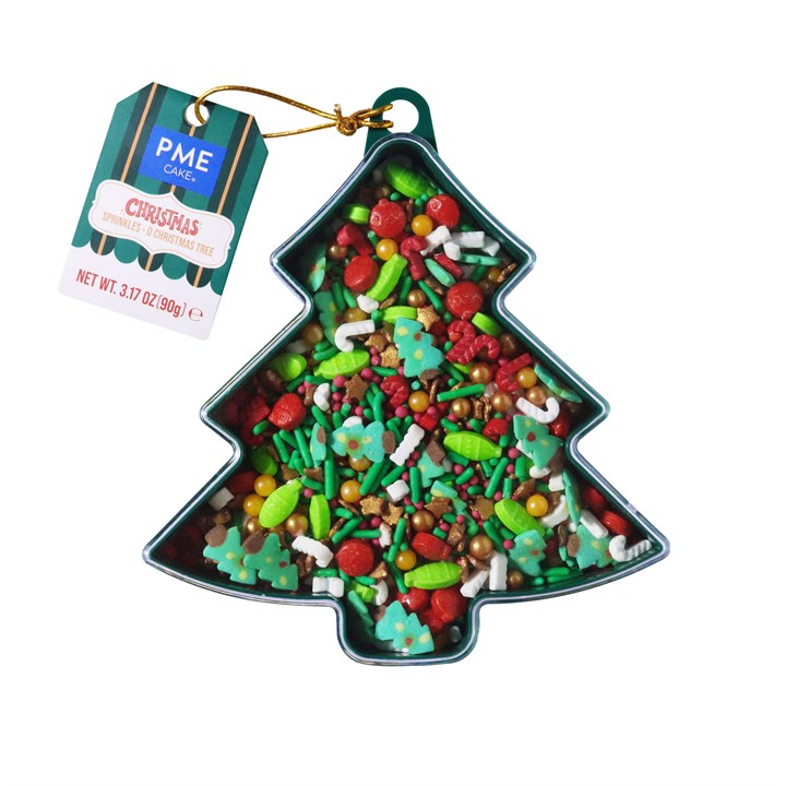 pme Christmas Novelty Sprinkles - Oh Christmas Tree (90g)