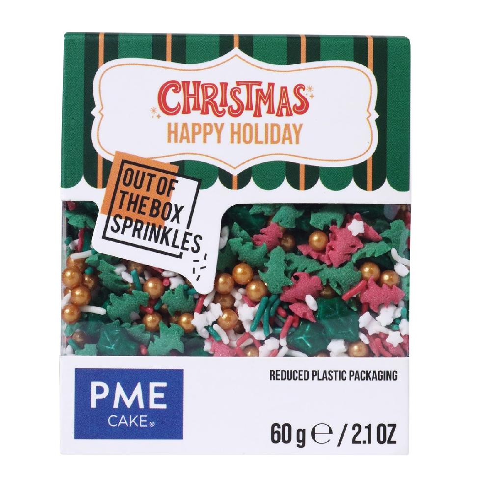 Pme Christmas "Out Of The Box" Sprinkles - Happy Holidays (60g)