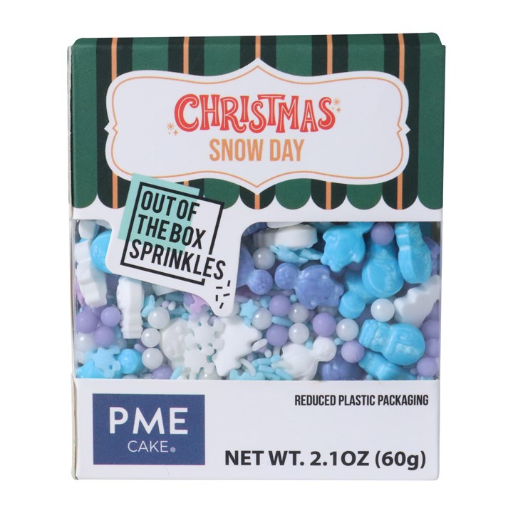 pme Christmas "Out of the Box" Sprinkles - Snow Day (60g)