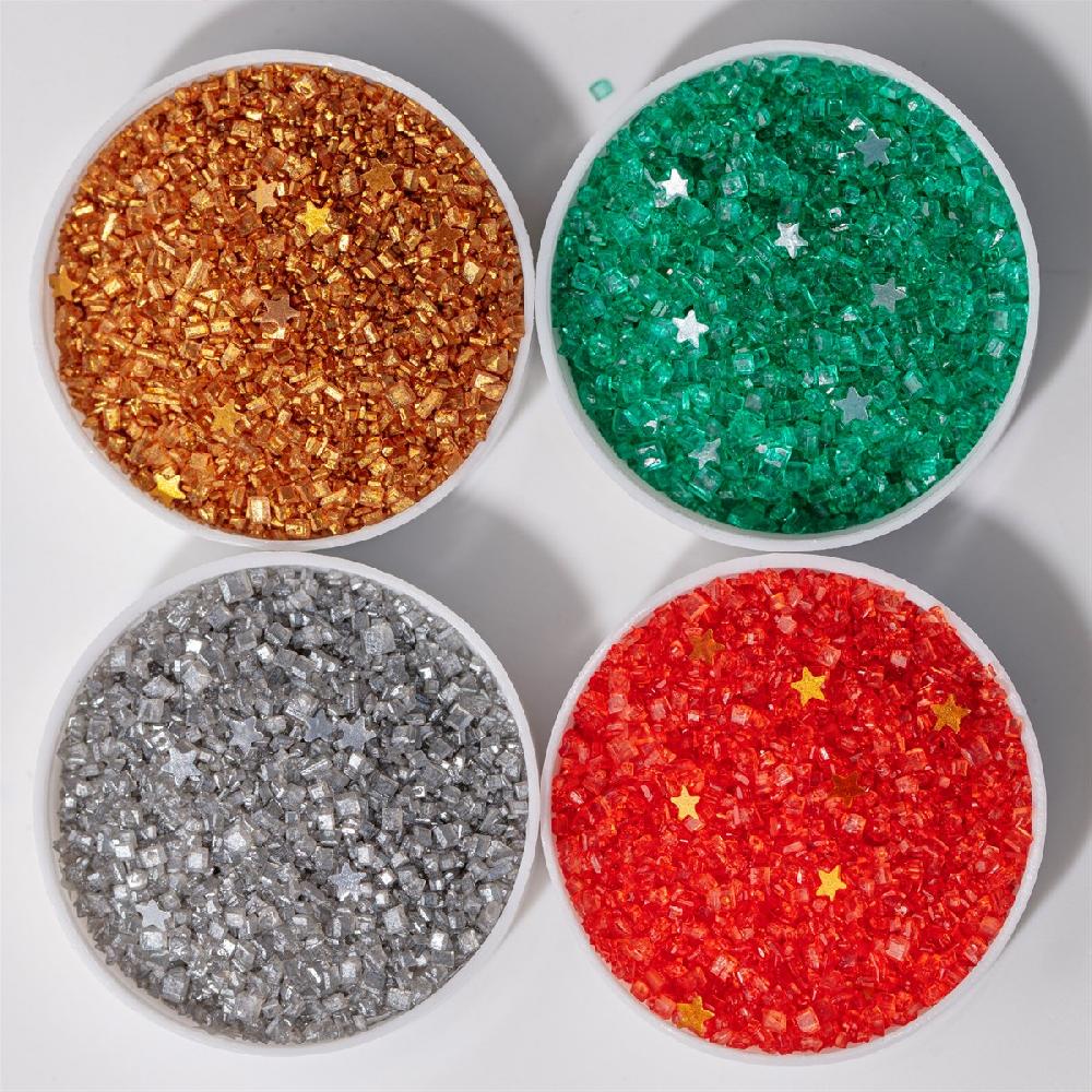 Pme Christmas Stardust Edible Glitter 4 Colours Set