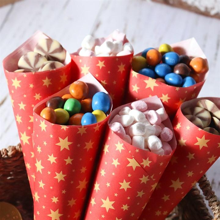 Pme Christmas Wrapping Parchment Paper - Golden Stars (12 Sheets)