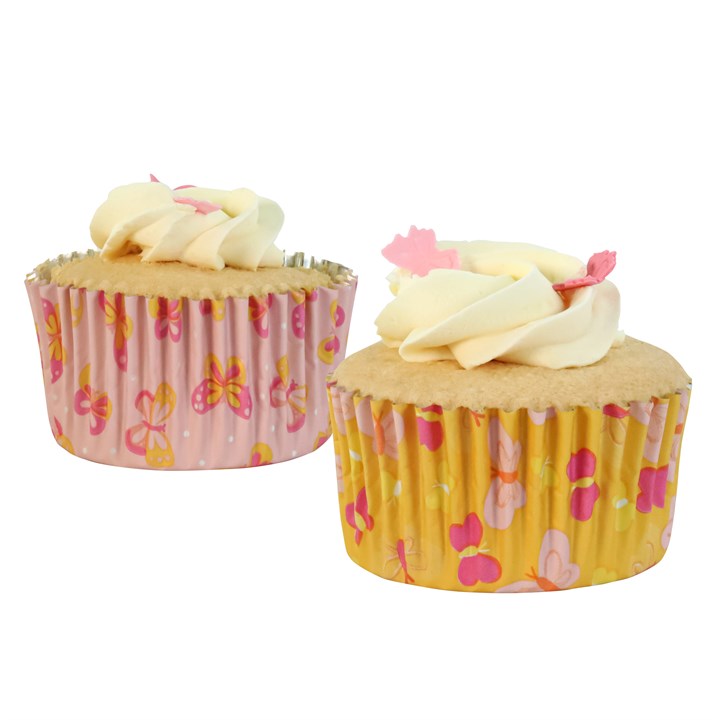 Pme Easter Foil-lined Cupcake Cases - Butterflies (Pack Of 60)