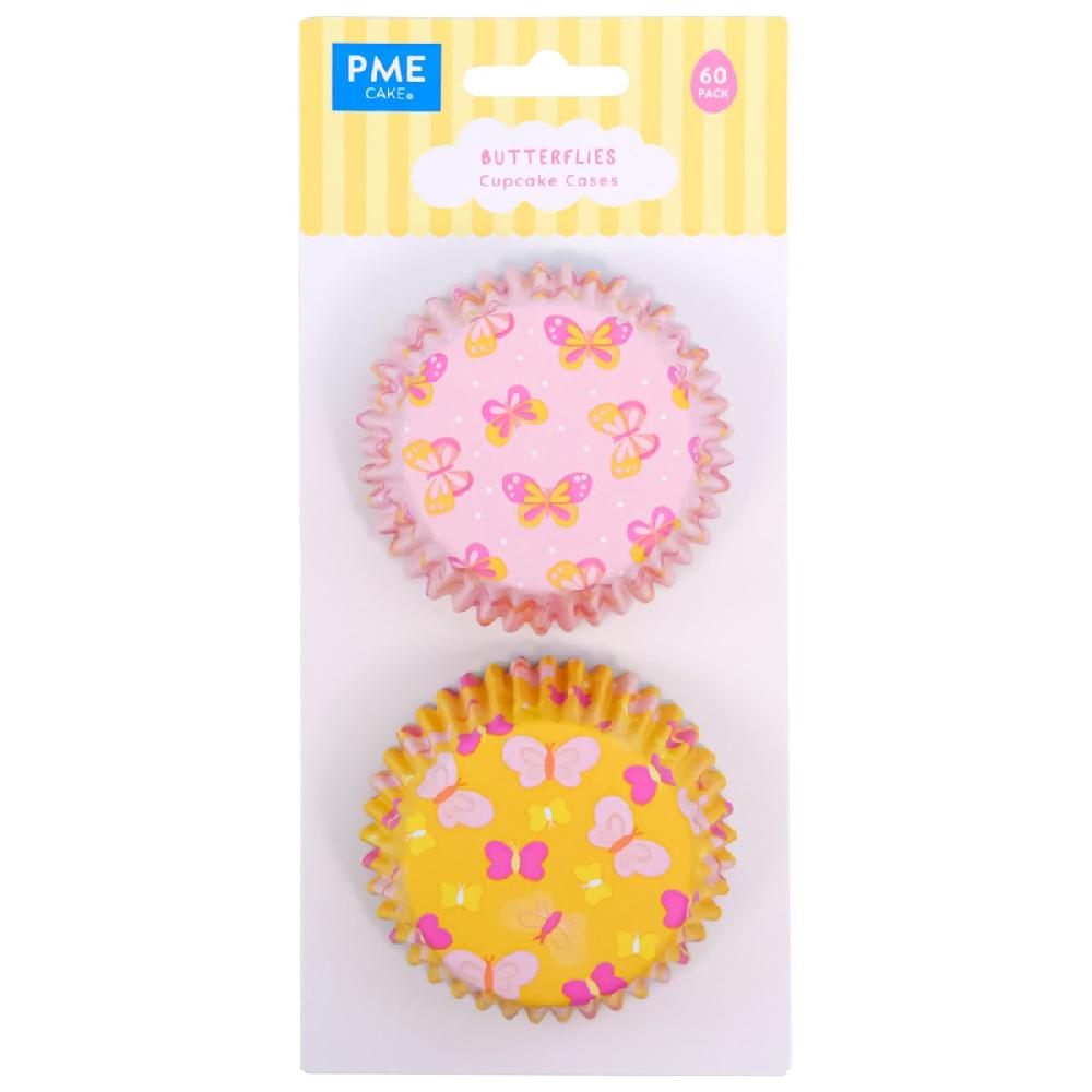 Pme Easter Foil-lined Cupcake Cases - Butterflies (Pack Of 60)