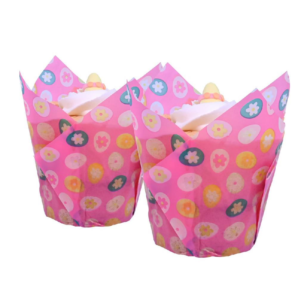 Pme Easter Tulip Muffin Cases - Easter Eggs (Pack Of 24)