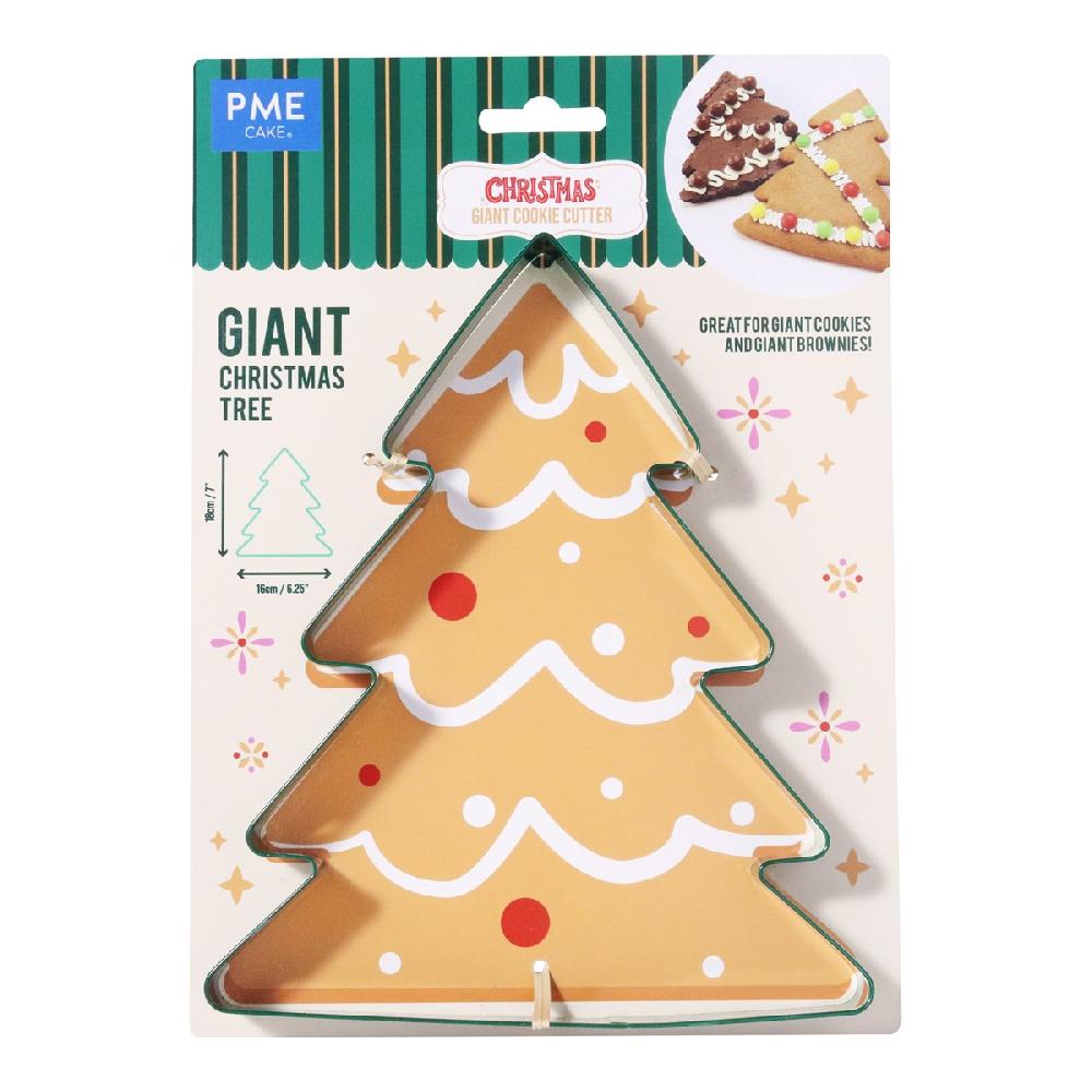 Pme Giant Christmas Cookie Cutter - Christmas Tree (18cm / 7inch)