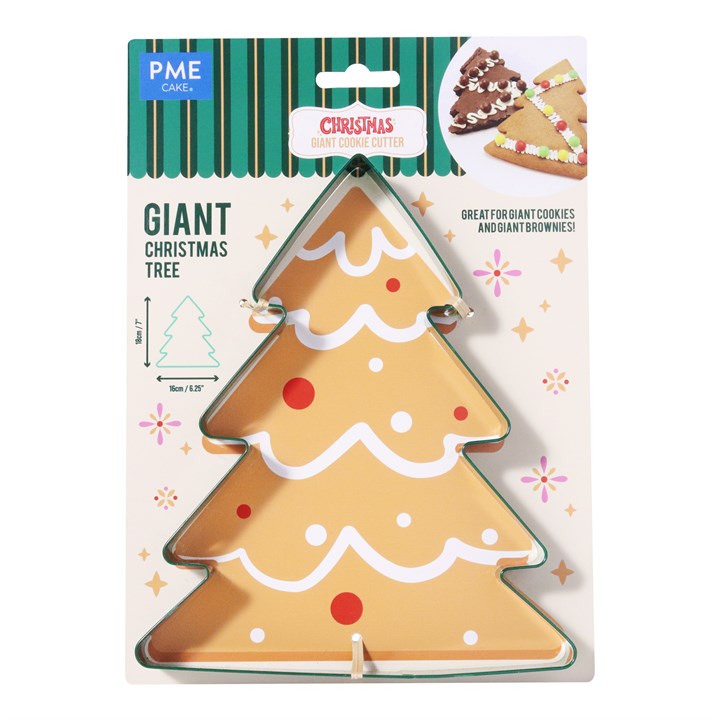 pme Giant Christmas Cookie Cutter - Christmas Tree (18cm / 7inch)