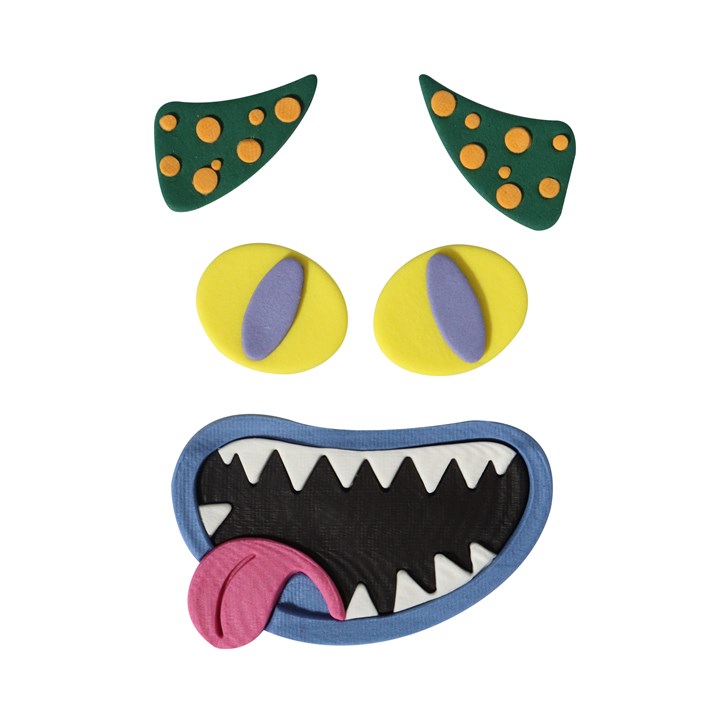 Pme Halloween Edible Cake Decorations - Monster (Set Of 5)
