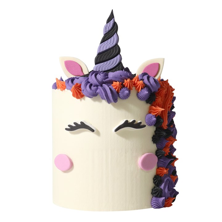 pme Halloween Edible Cake Decorations - Witch-Unicorn (Set of 7)