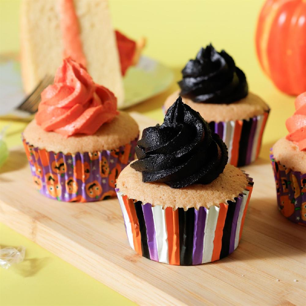 Pme Halloween Foil-lined Cupcake Cases - Pumpkin Party (Pack Of 60)