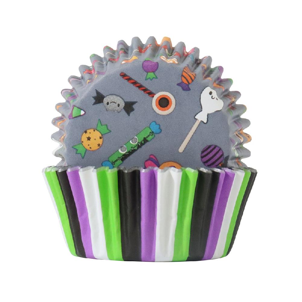 Pme Halloween Foil-lined Cupcake Cases - Trick Or Sweet (Pack Of 60)