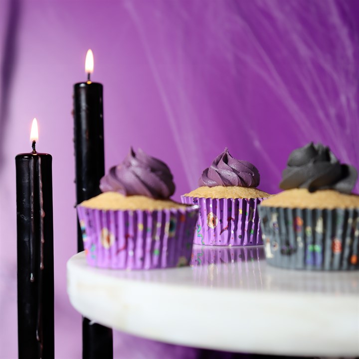 Pme Halloween Foil-lined Cupcake Cases - Wicked Witch (Pack Of 60)