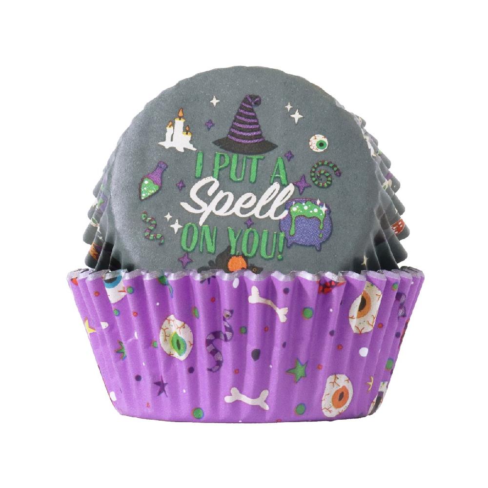 Pme Halloween Foil-lined Cupcake Cases - Wicked Witch (Pack Of 60)