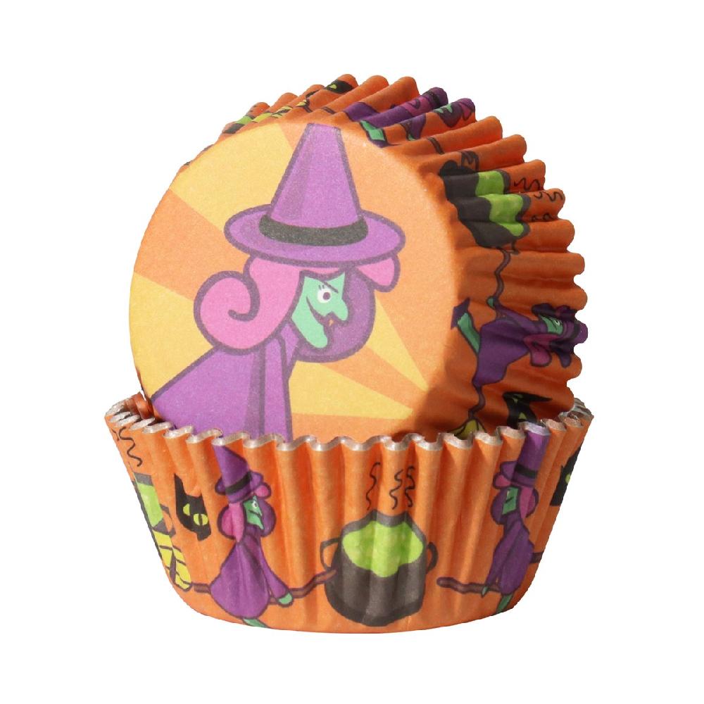 Pme Halloween Foil-lined Cupcake Cases - Wicked Witches (Pack Of 30)