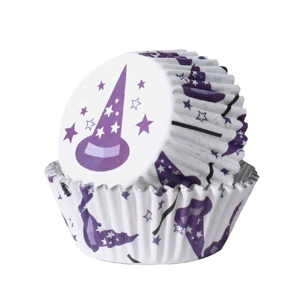 Pme Halloween Foil-lined Cupcake Cases - Wise Wizards (Pack Of 30)