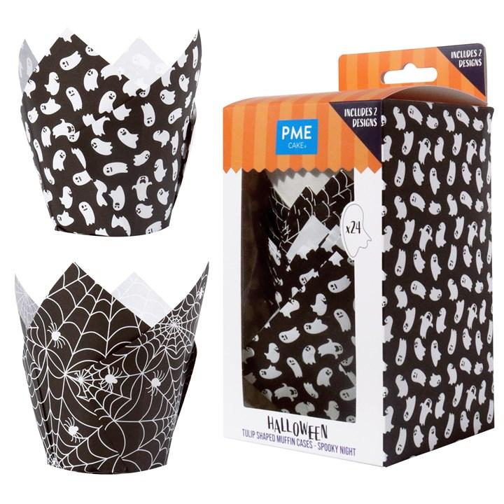 pme Halloween Tulip Muffin Cases - Spooky Night (Pack of 24)