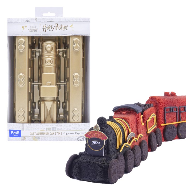 pme Harry Potter Cake Baking Pan Hogwarts Express Train 3 Cavities