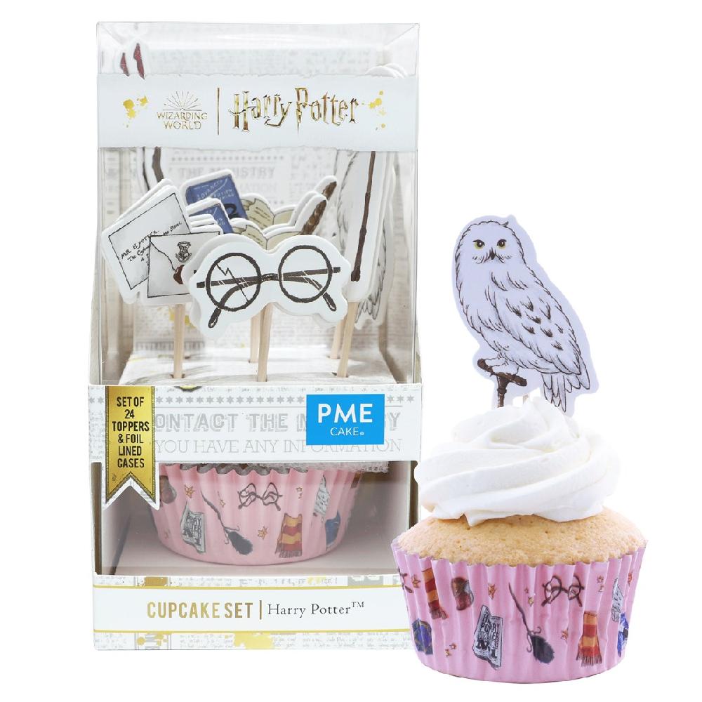 Pme Harry Potter Cupcake Cases & Topper Set Of 24 Harry Potter