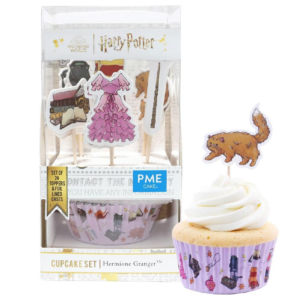 Pme Harry Potter Cupcake Cases & Topper Set Of 24 Hermione Granger