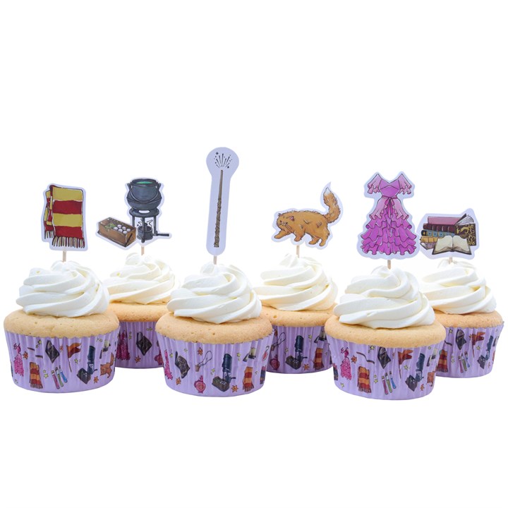 Pme Harry Potter Cupcake Cases & Topper Set Of 24 Hermione Granger