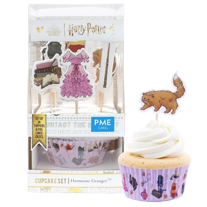 pme Harry Potter Cupcake Cases & Topper Set of 24 Hermione Granger