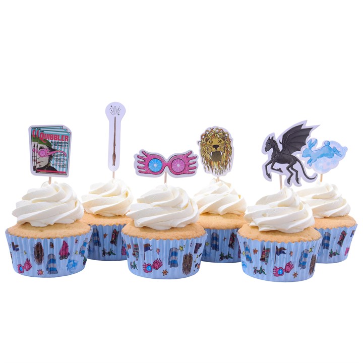 Pme Harry Potter Cupcake Cases & Topper Set Of 24 Luna Lovegood
