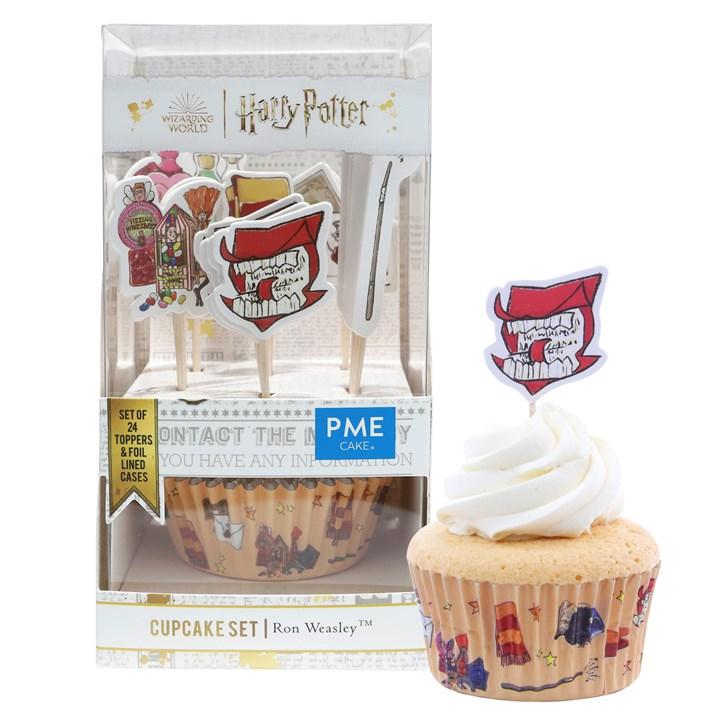 pme Harry Potter Cupcake Cases & Topper Set of 24 Ron Weasley