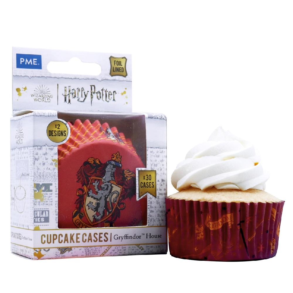 Pme Harry Potter Foil-lined Cupcake Cases Pack Of 30 Gryffindor