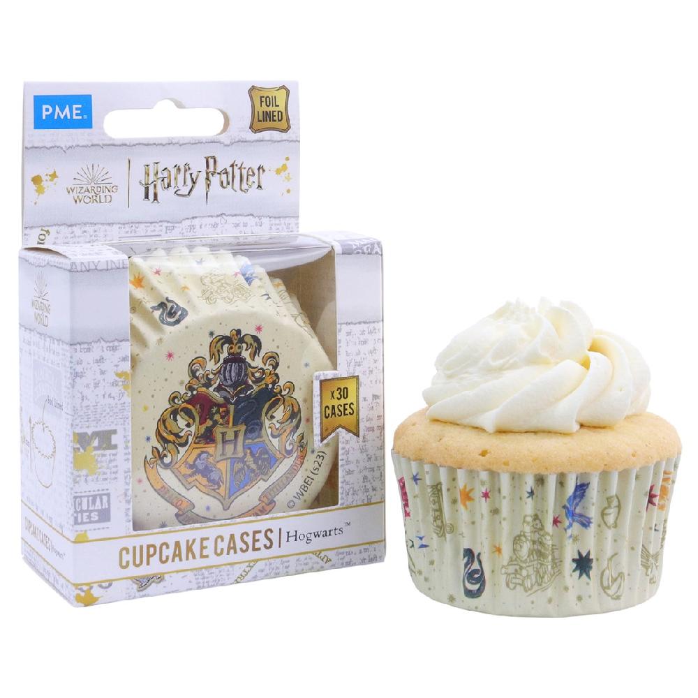 Pme Harry Potter Foil-lined Cupcake Cases Pack Of 30 Hogwarts School