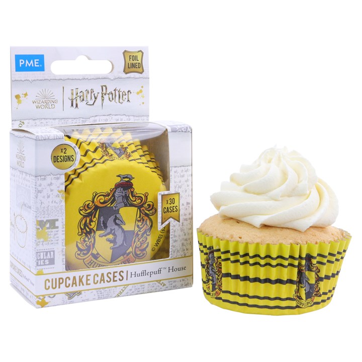 pme Harry Potter Foil-lined Cupcake Cases Pack of 30 Hufflepuff