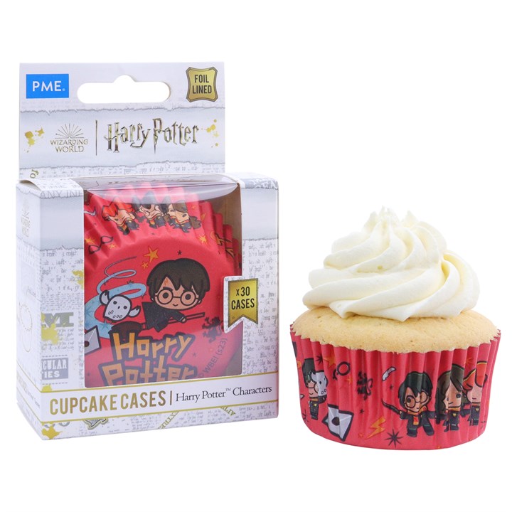 pme Harry Potter Foil-lined Cupcake Cases Pack of 30 Iconic Characters