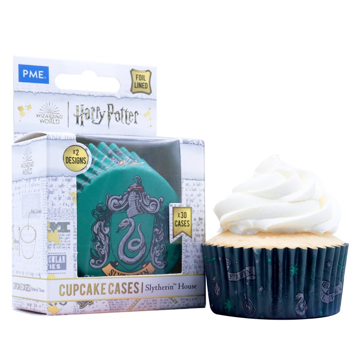 pme Harry Potter Foil-lined Cupcake Cases Pack of 30 Slytherin