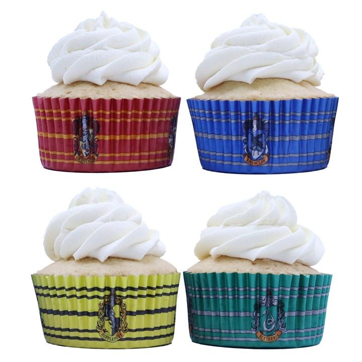 Pme Harry Potter Foil-lined Cupcake Cases Pack Of 60 Hogwarts Houses