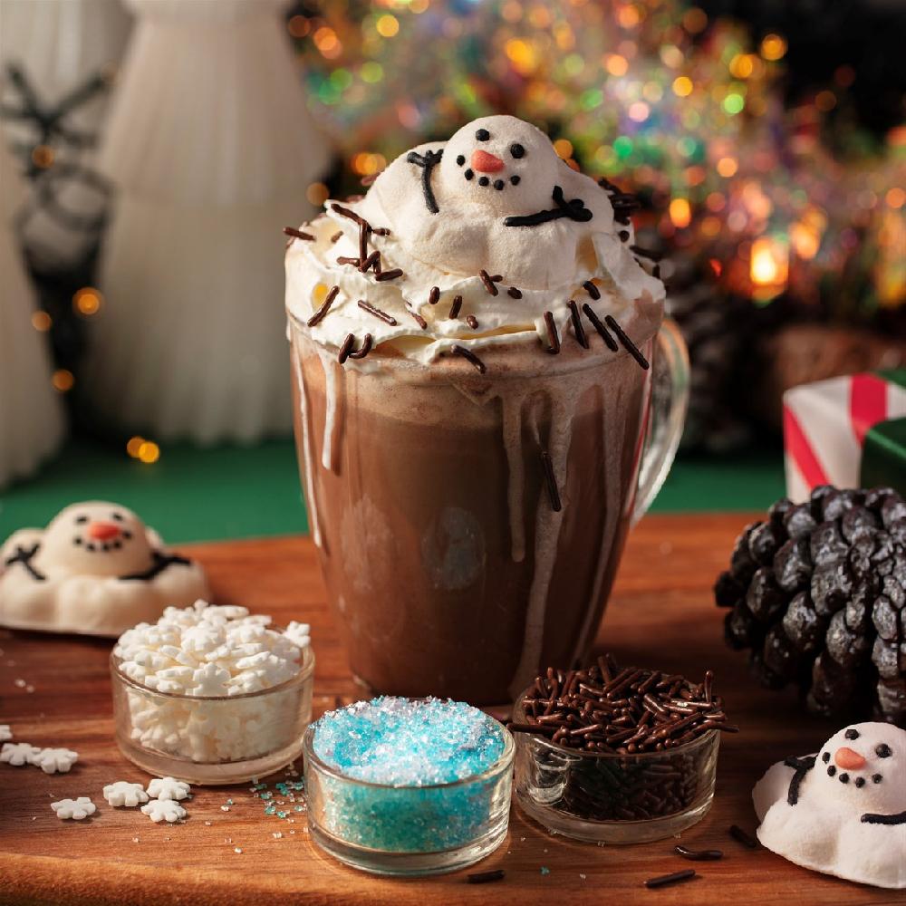 Pme Hot Chocolate Melting Snowman Decorating Kit (260g / 9.17oz)