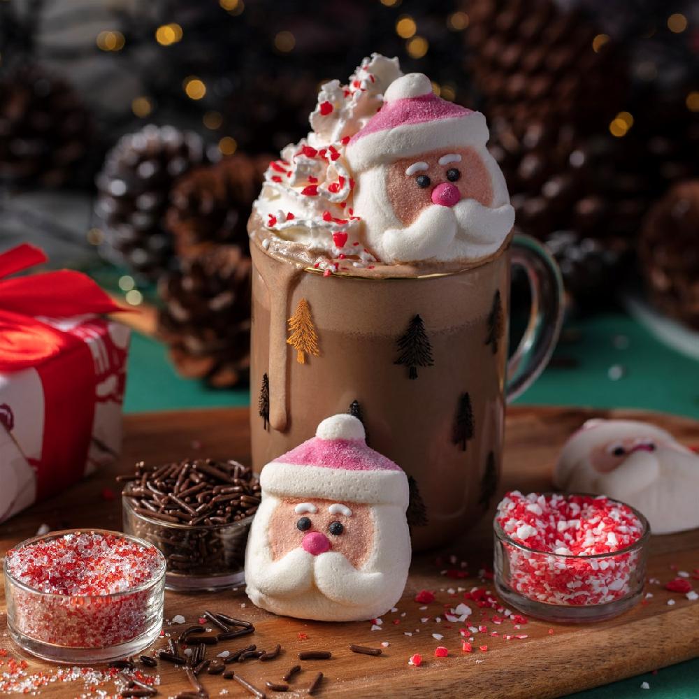 Pme Hot Chocolate Puffy Santa Decorating Kit (260g / 9.17oz)