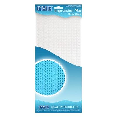 Pme Impression Mat - Barley Design (150 X 305mm / 6 X 12”)
